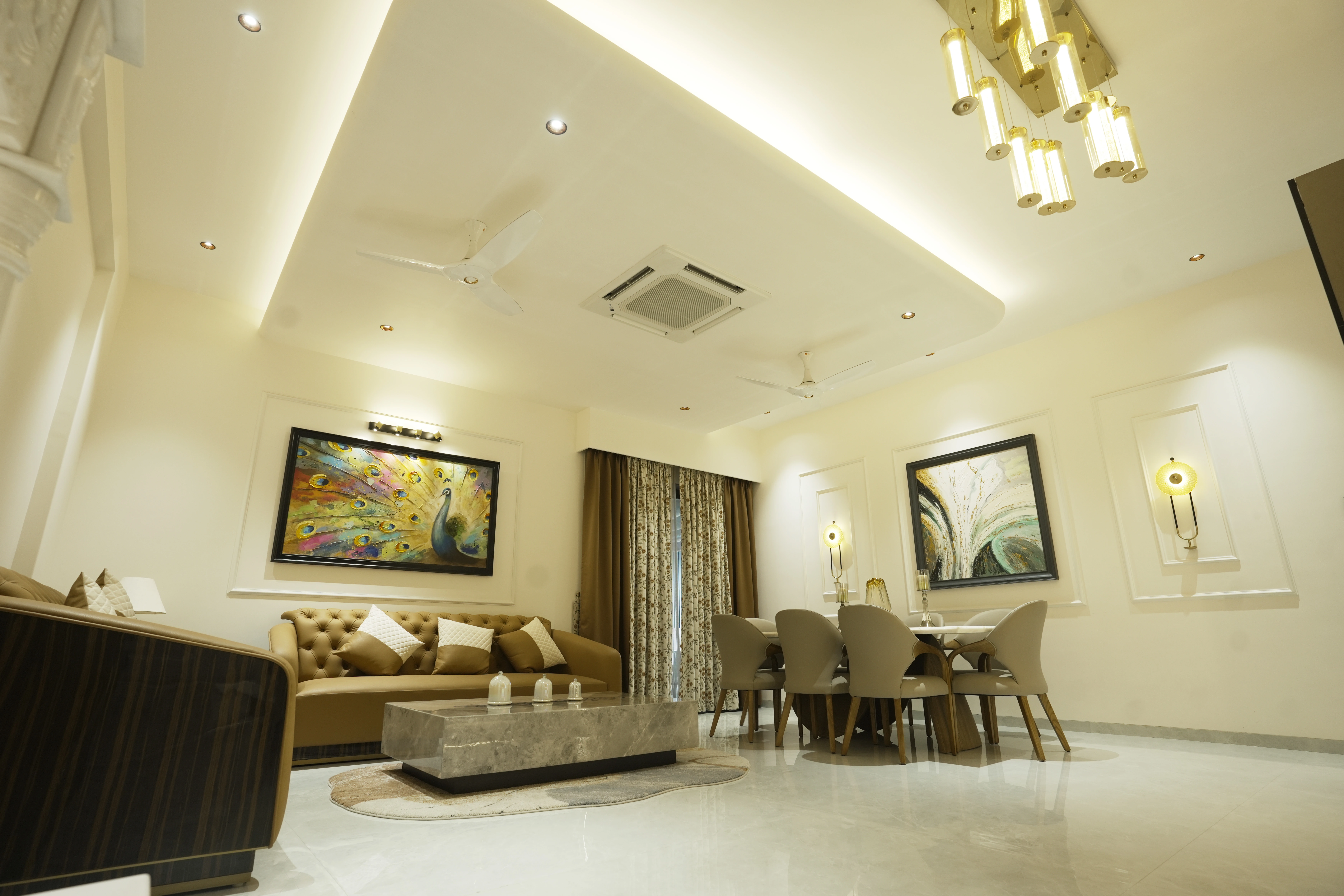 Premium interiors and finishes in 3.5 BHK flats at Majestic Sky Bungalow, East Nagpur